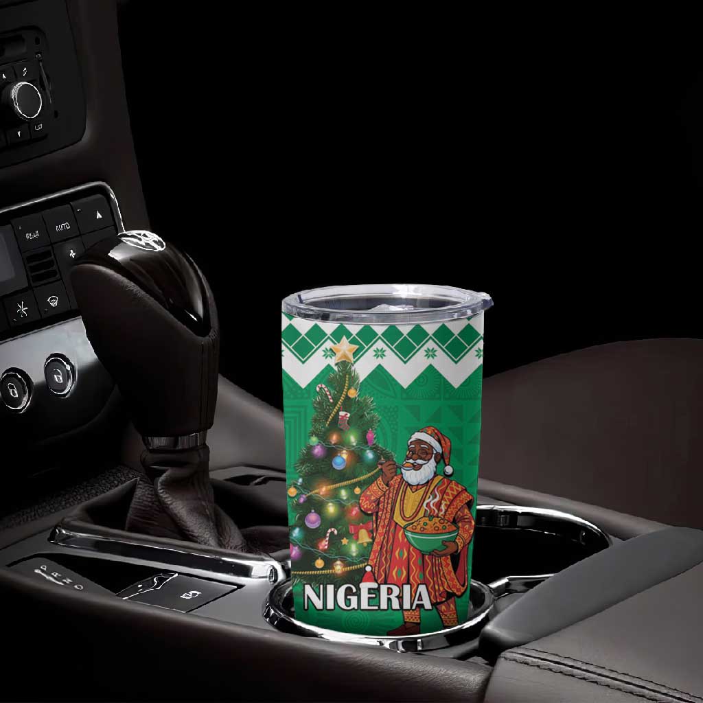 Afro Christmas in Nigeria Tumbler Cup Eku Odun Eku IyeDun LT15