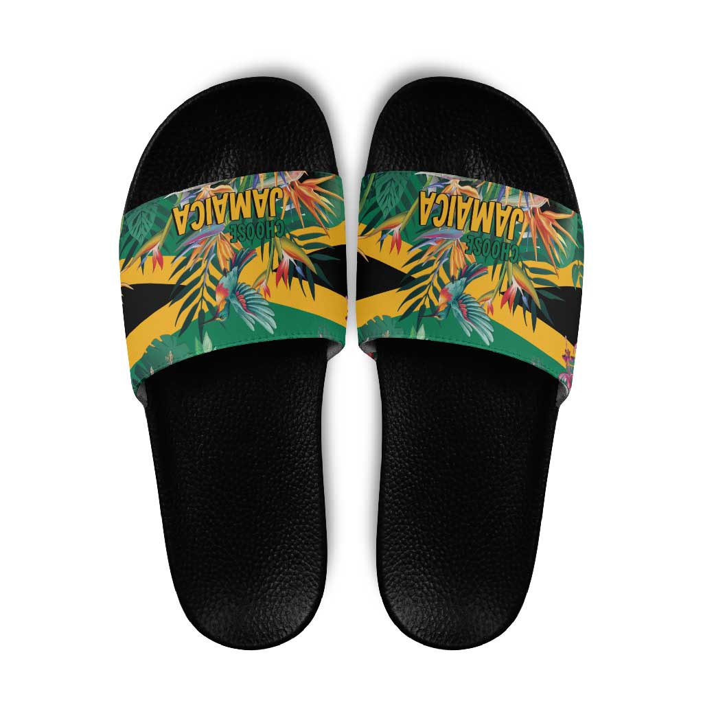 JLP 1PM Holness Slide Sandals Jamaica Labour Party - Tropical Style LT15