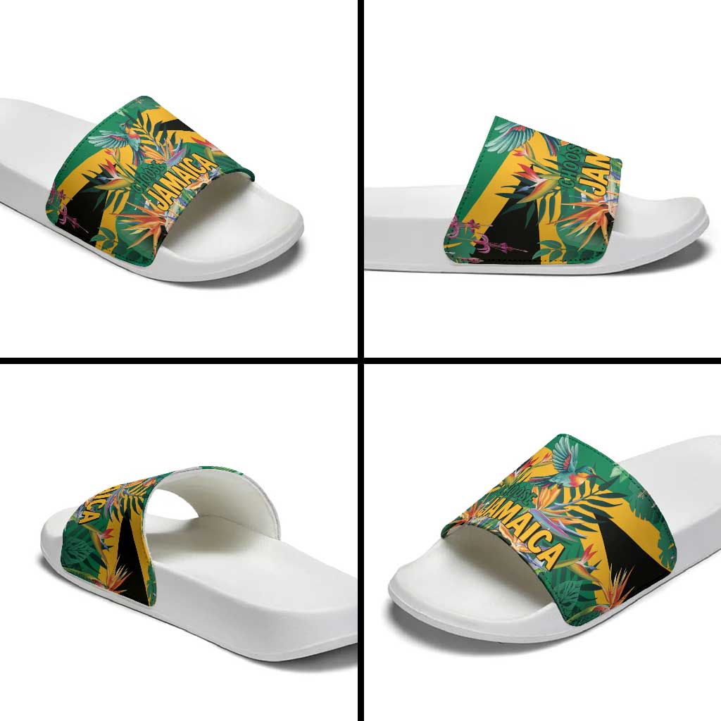 JLP 1PM Holness Slide Sandals Jamaica Labour Party - Tropical Style LT15
