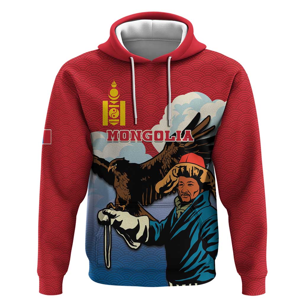 Personalised Mongolia Hoodie Eagle Hunters LT15