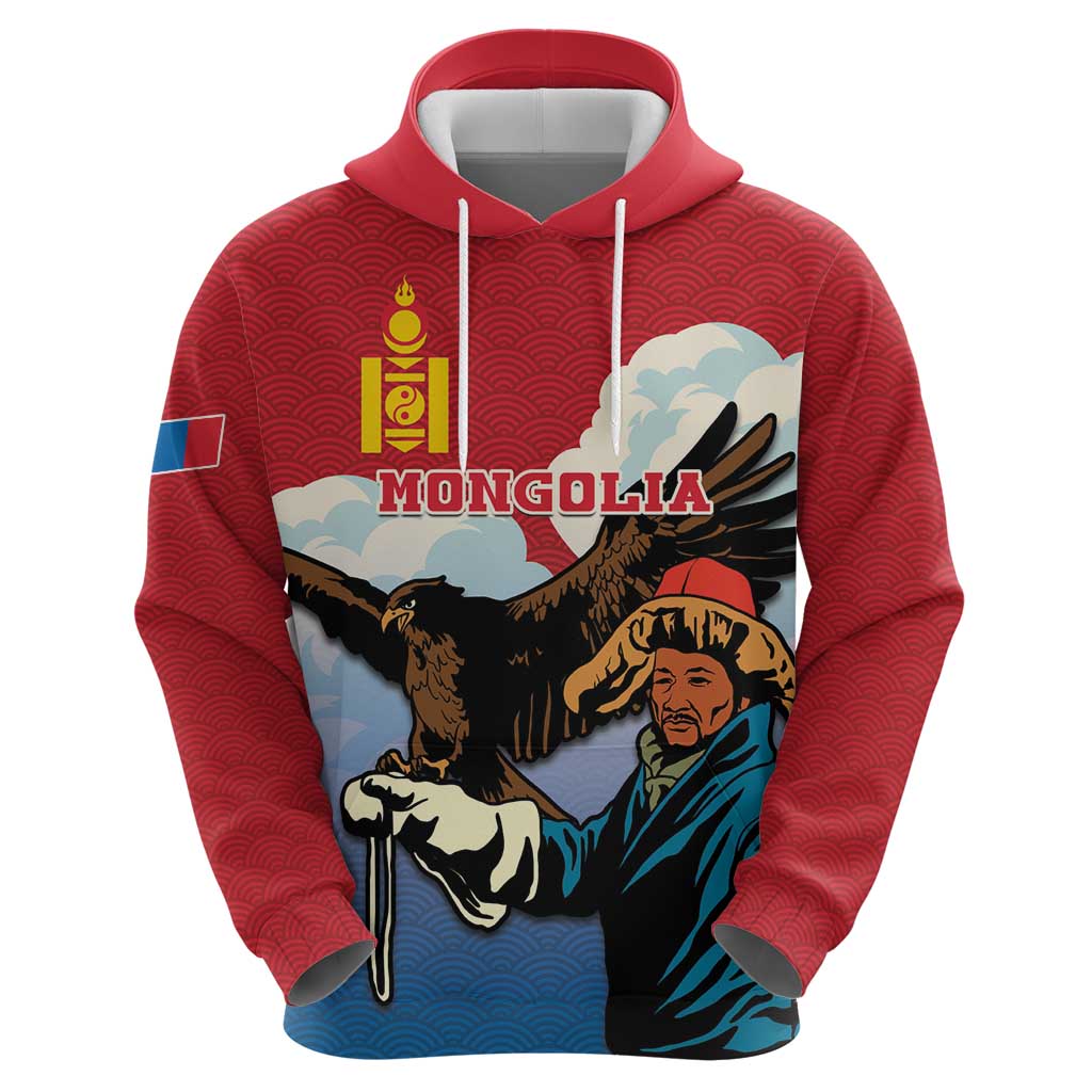 Personalised Mongolia Hoodie Eagle Hunters LT15