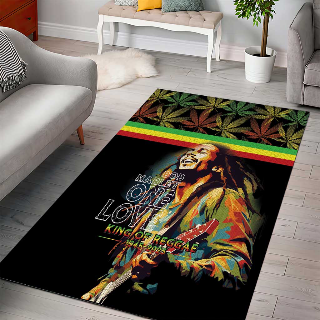 Jamaica Legend Bob Birthday Area Rug Thank You For The Memories LT15
