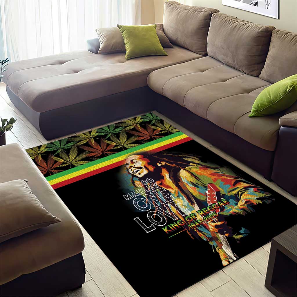 Jamaica Legend Bob Birthday Area Rug Thank You For The Memories LT15