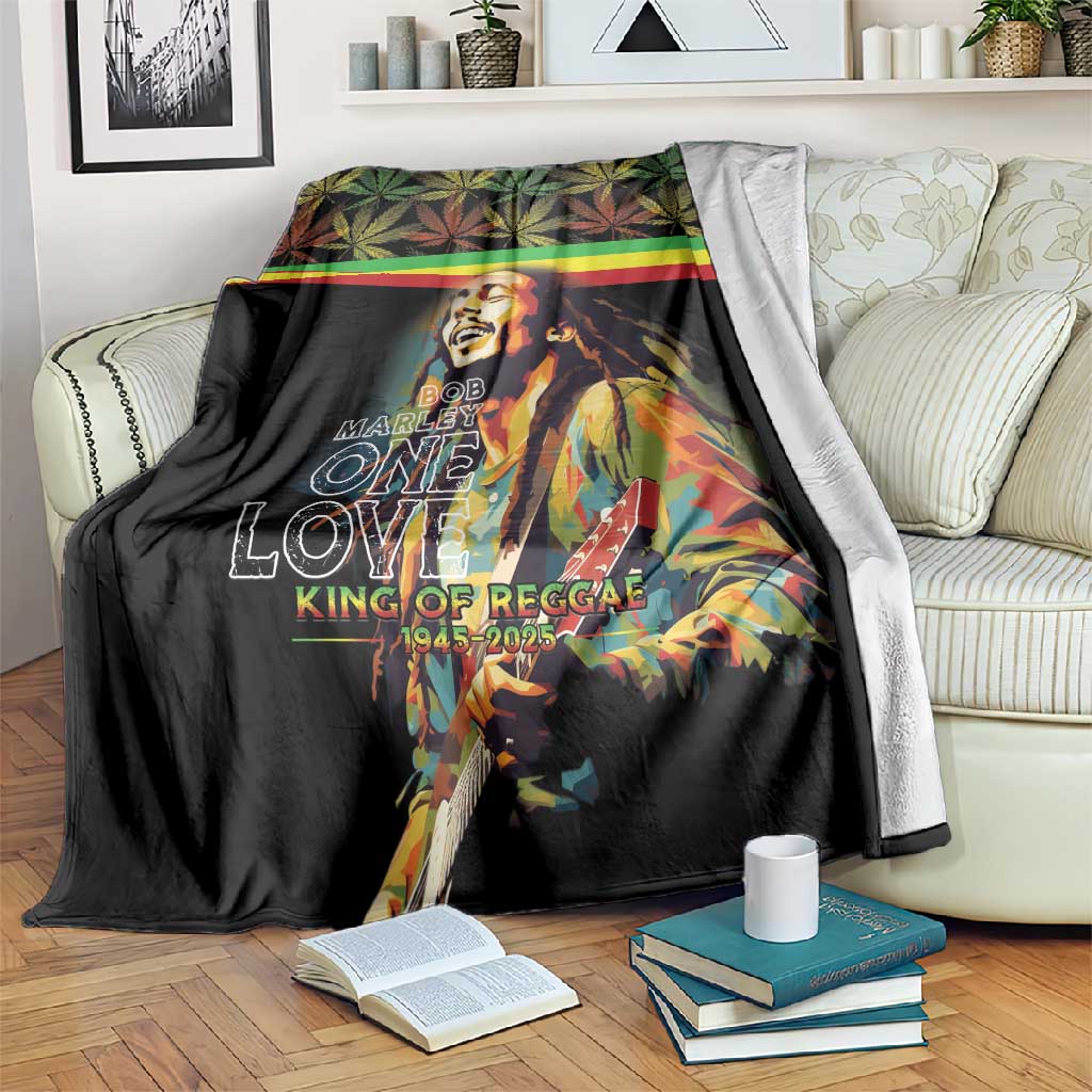 Jamaica Legend Bob Birthday Blanket Thank You For The Memories LT15