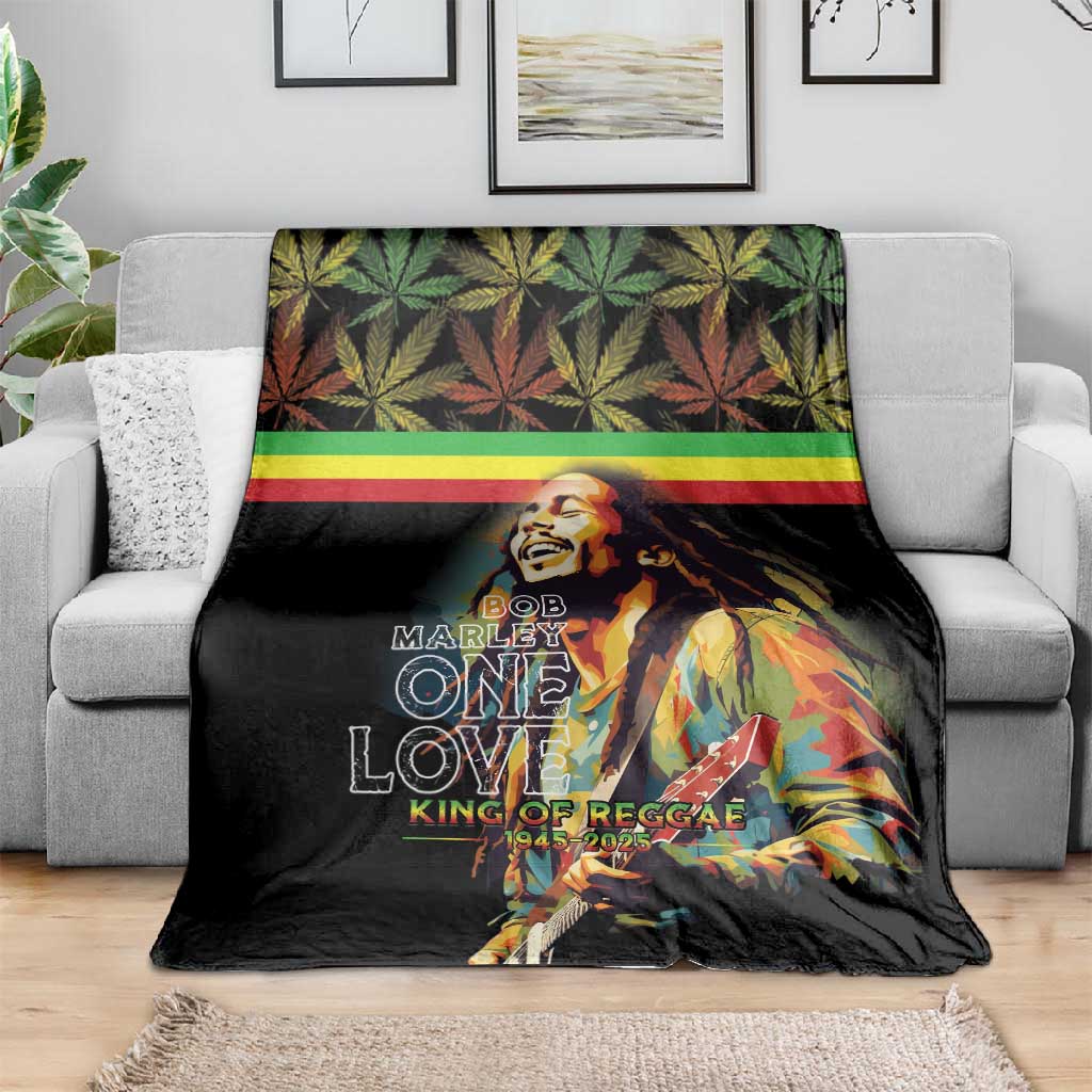 Jamaica Legend Bob Birthday Blanket Thank You For The Memories LT15