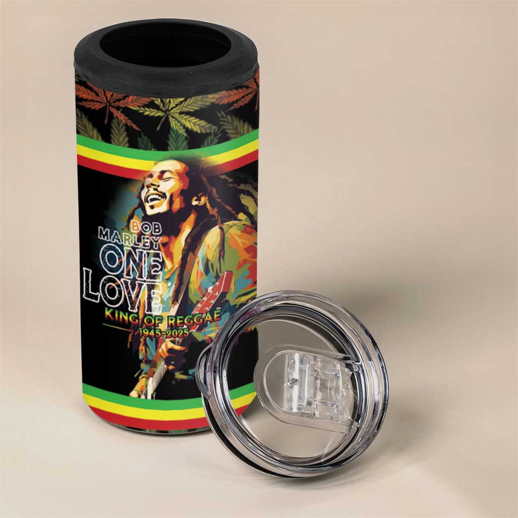 Jamaica Legend Bob Birthday 4 in 1 Can Cooler Tumbler Thank You For The Memories LT15