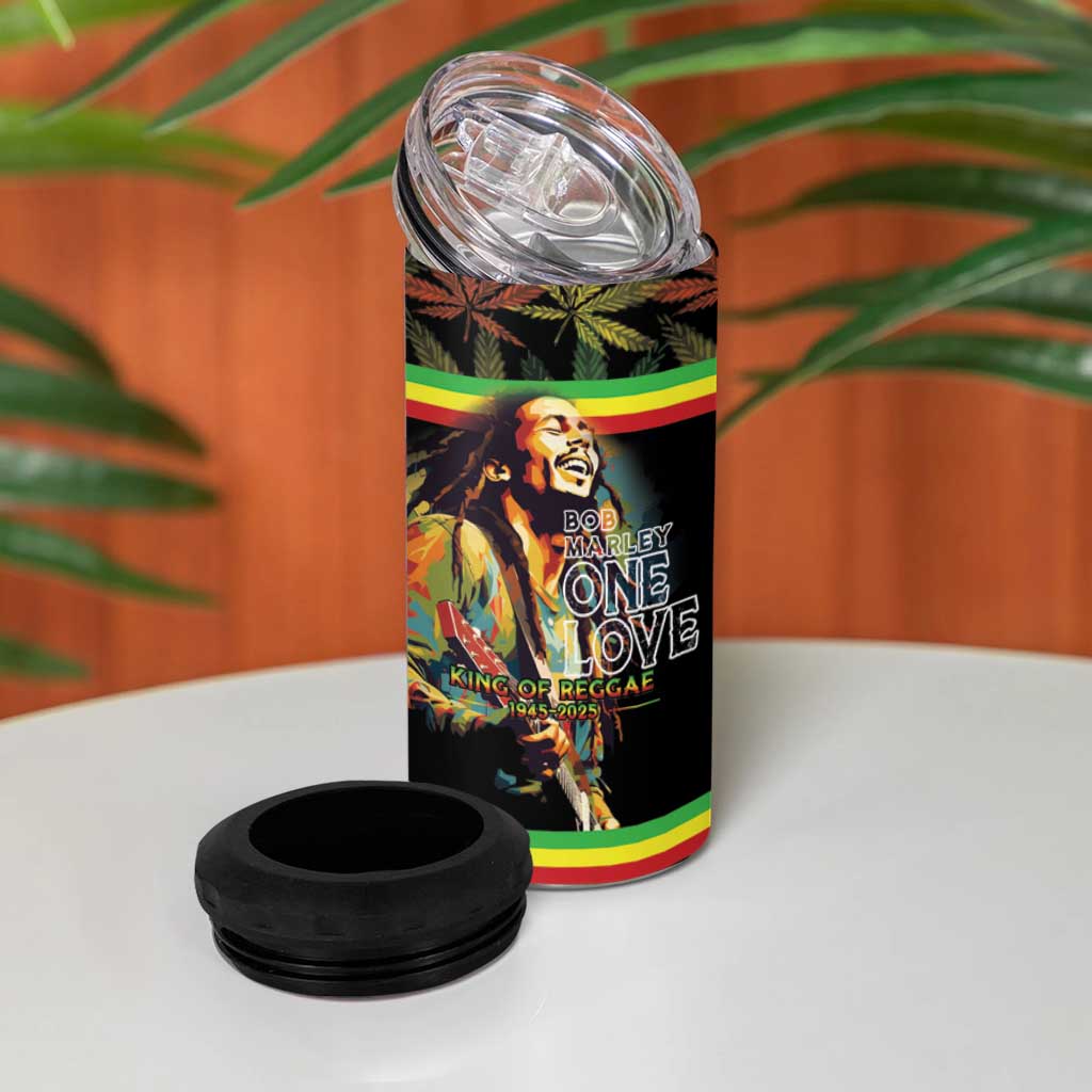 Jamaica Legend Bob Birthday 4 in 1 Can Cooler Tumbler Thank You For The Memories LT15