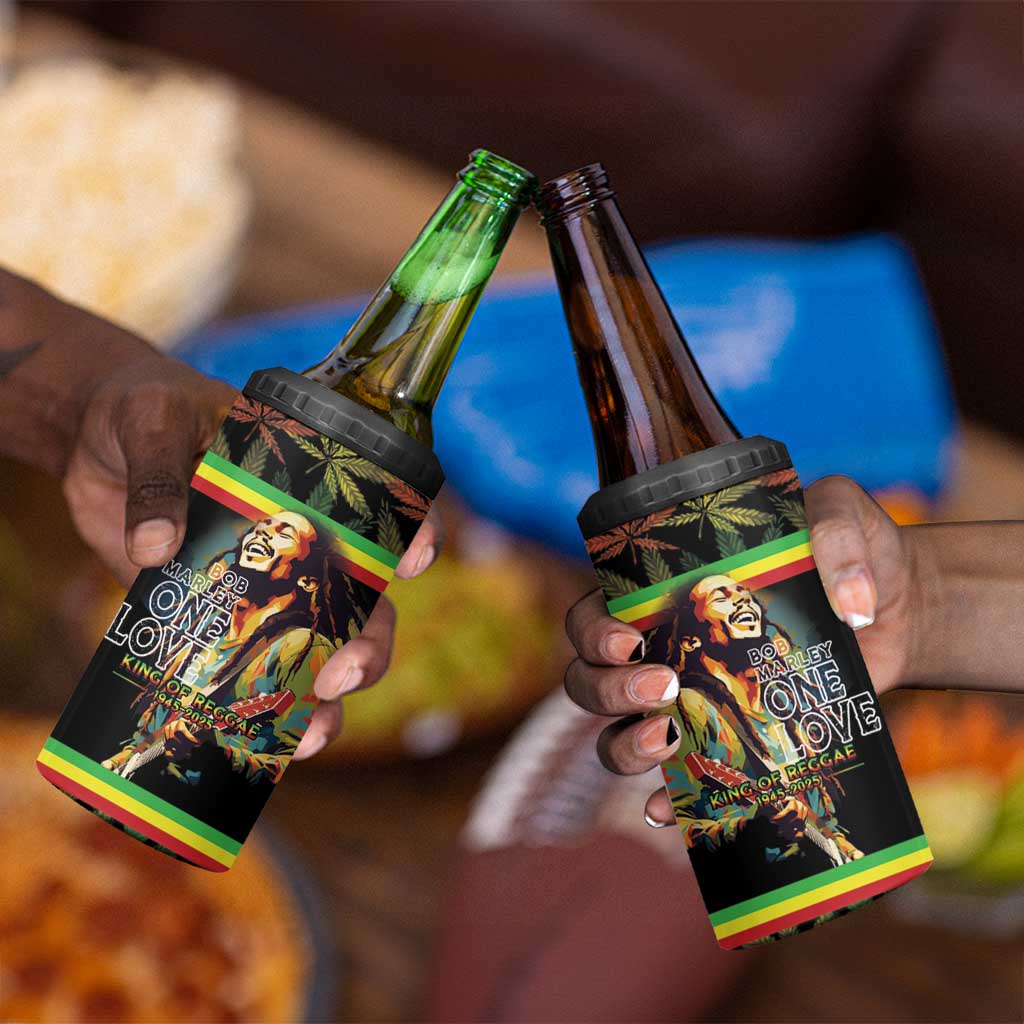 Jamaica Legend Bob Birthday 4 in 1 Can Cooler Tumbler Thank You For The Memories LT15