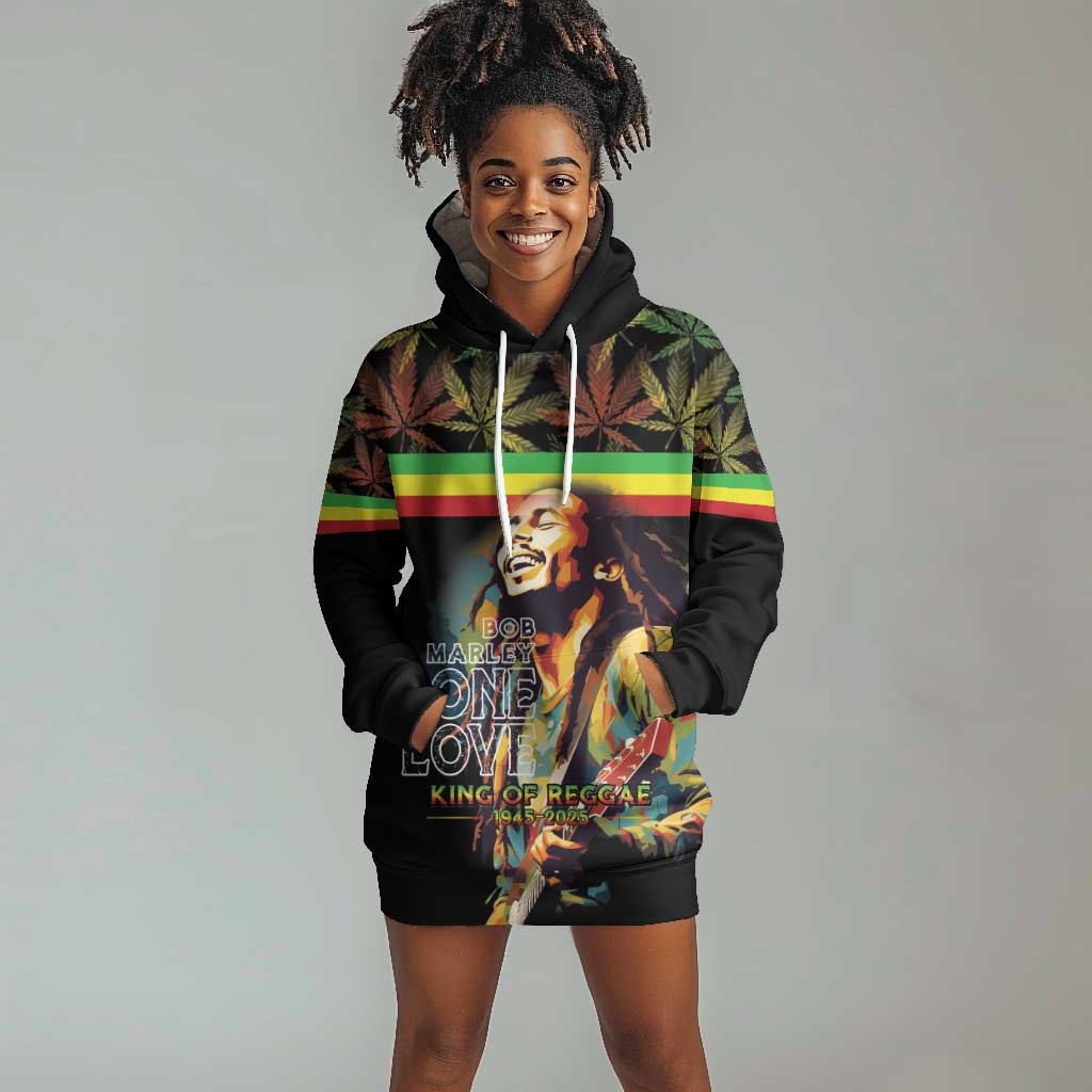 Jamaica Legend Bob Birthday Hoodie Dress Thank You For The Memories LT15