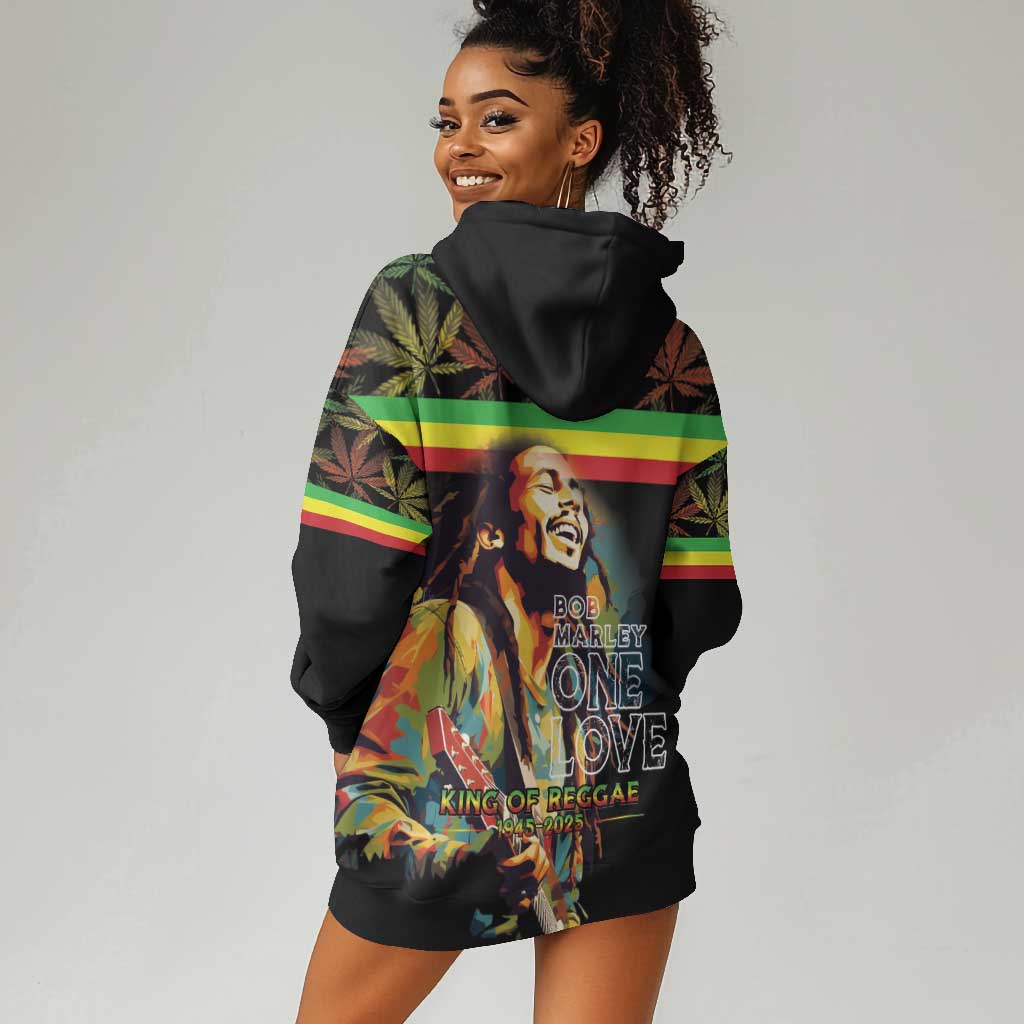 Jamaica Legend Bob Birthday Hoodie Dress Thank You For The Memories LT15
