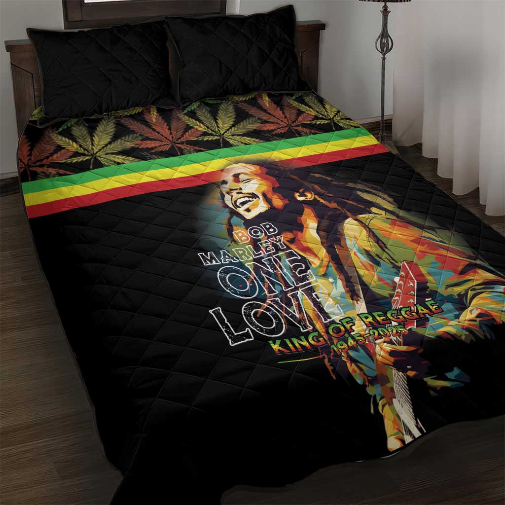 Jamaica Legend Bob Birthday Quilt Bed Set Thank You For The Memories LT15