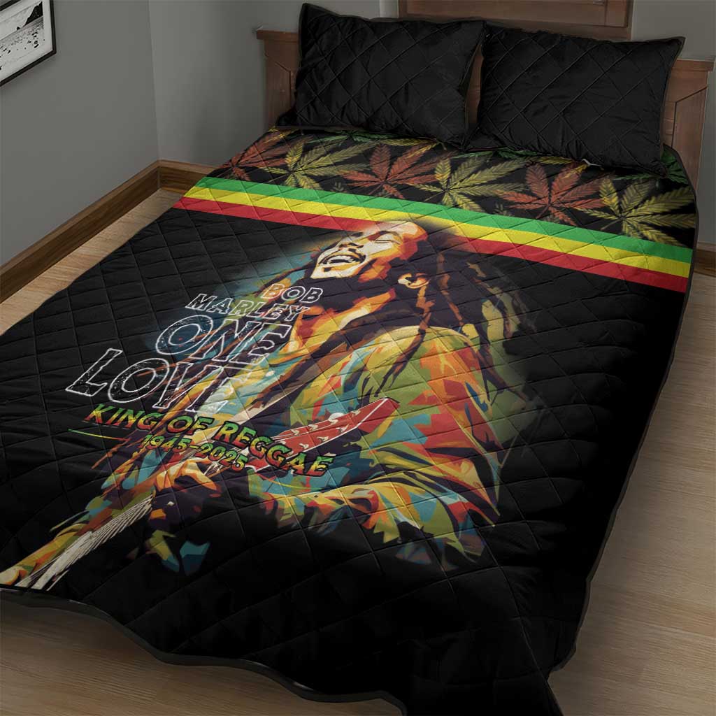 Jamaica Legend Bob Birthday Quilt Bed Set Thank You For The Memories LT15