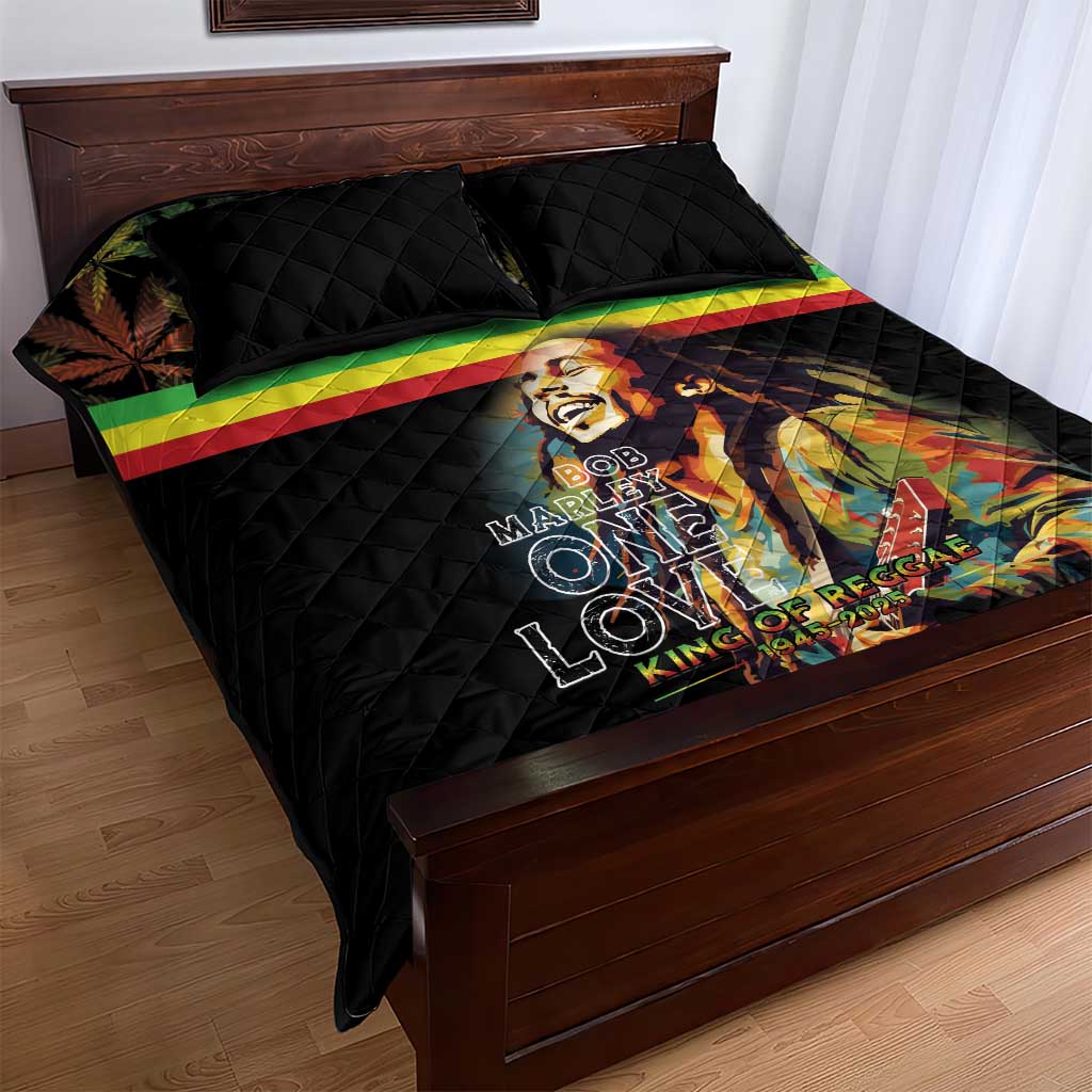 Jamaica Legend Bob Birthday Quilt Bed Set Thank You For The Memories LT15