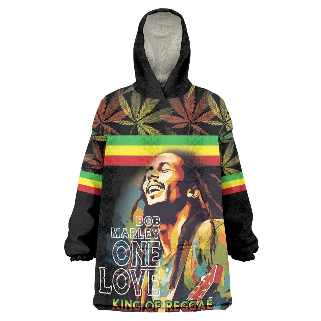 Jamaica Legend Bob Birthday Wearable Blanket Hoodie Thank You For The Memories LT15