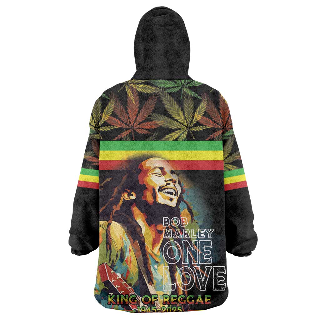 Jamaica Legend Bob Birthday Wearable Blanket Hoodie Thank You For The Memories LT15