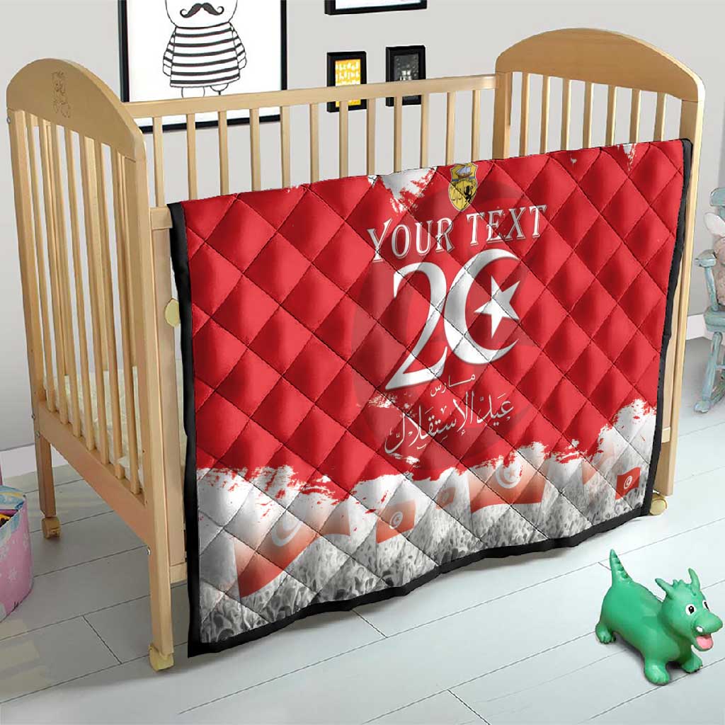 Personalized Afro Tunisia Quilt Happy 69th Anniversary Independence LT15