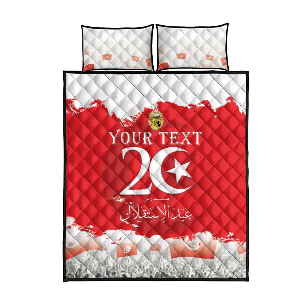 Personalized Afro Tunisia Quilt Bed Set Happy 69th Anniversary Independence LT15