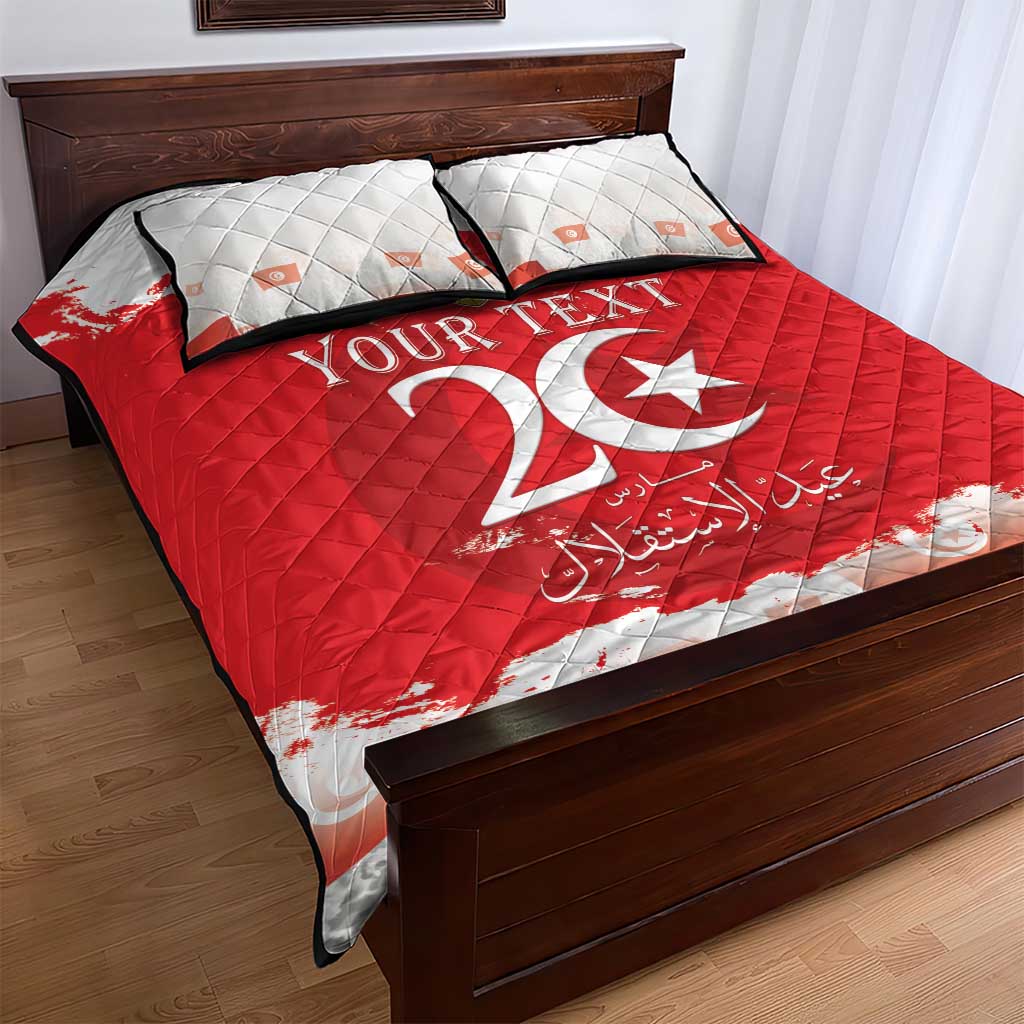 Personalized Afro Tunisia Quilt Bed Set Happy 69th Anniversary Independence LT15