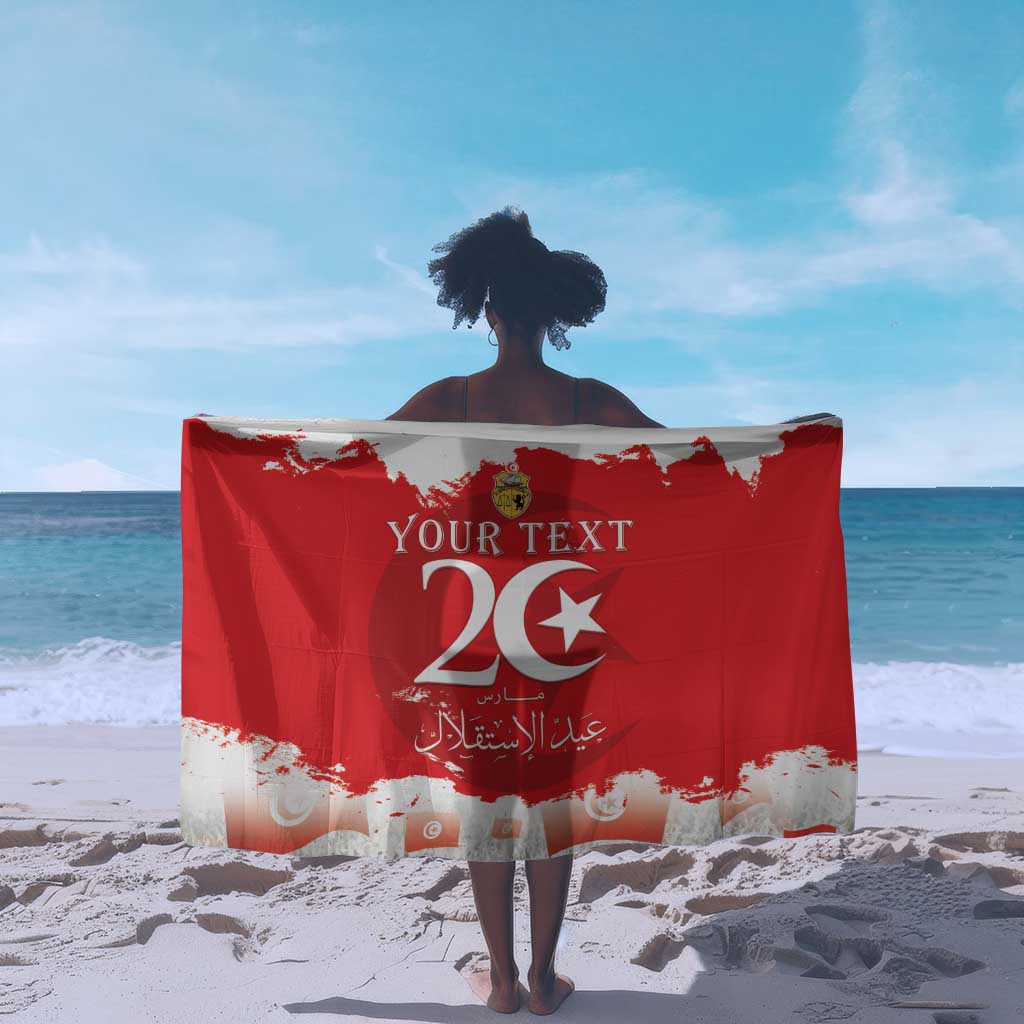 Personalized Afro Tunisia Sarong Happy 69th Anniversary Independence LT15