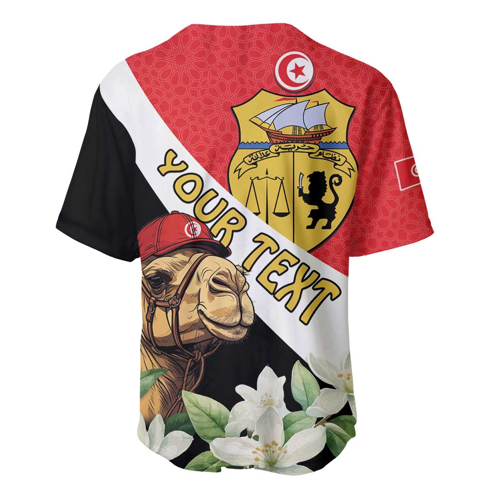 Personalized Afro Tunisia Baseball Jersey Camelus Dromedarius With Jasmine LT15
