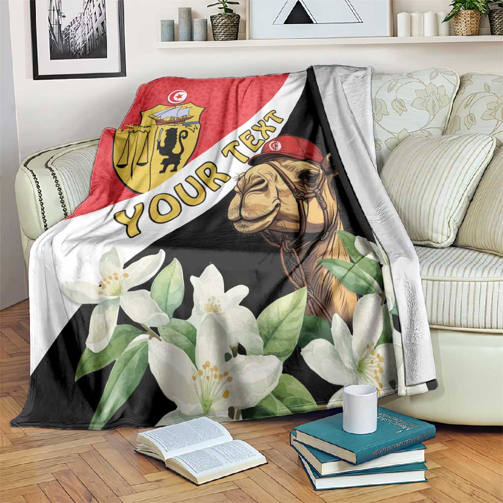 Personalized Afro Tunisia Blanket Camelus Dromedarius With Jasmine LT15