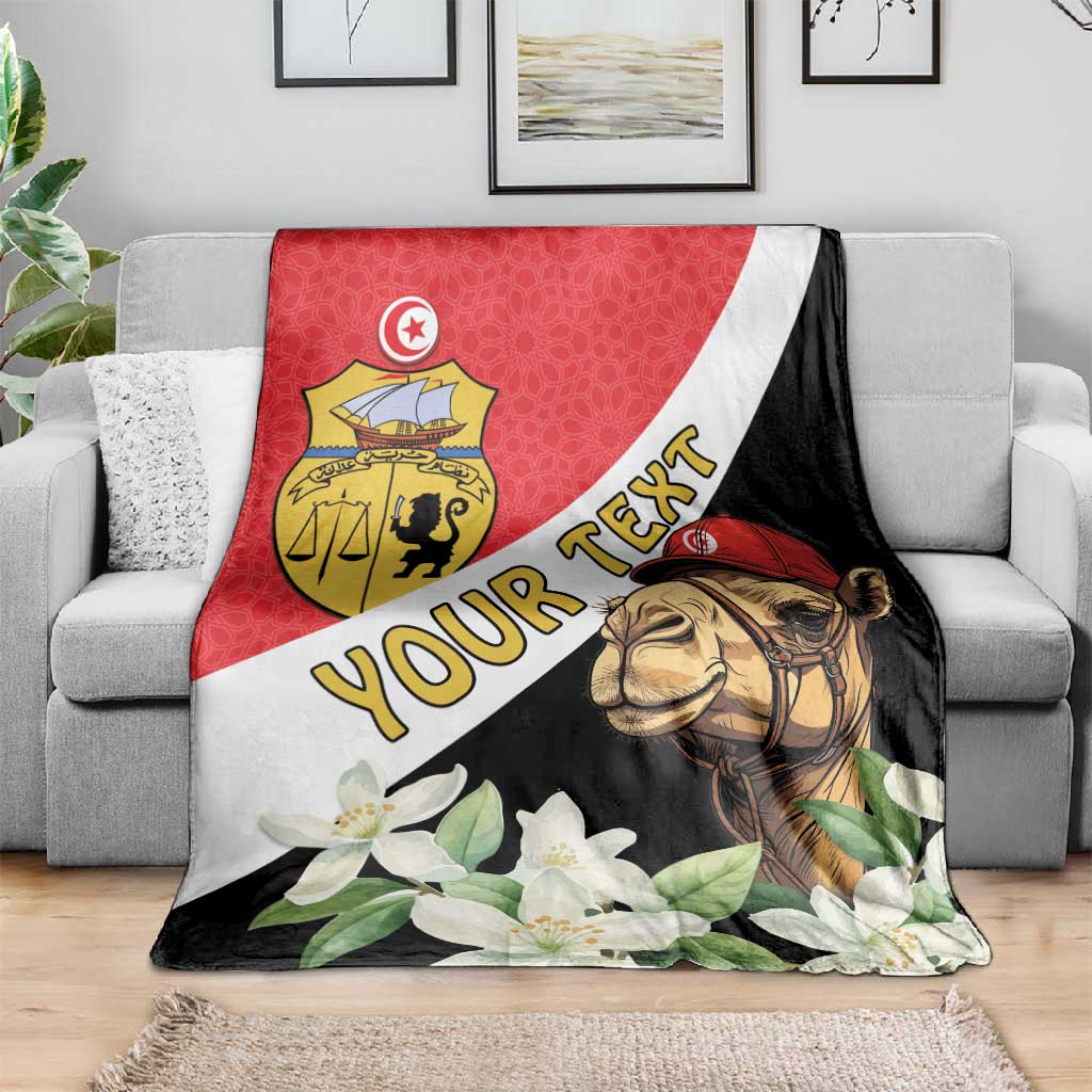 Personalized Afro Tunisia Blanket Camelus Dromedarius With Jasmine LT15