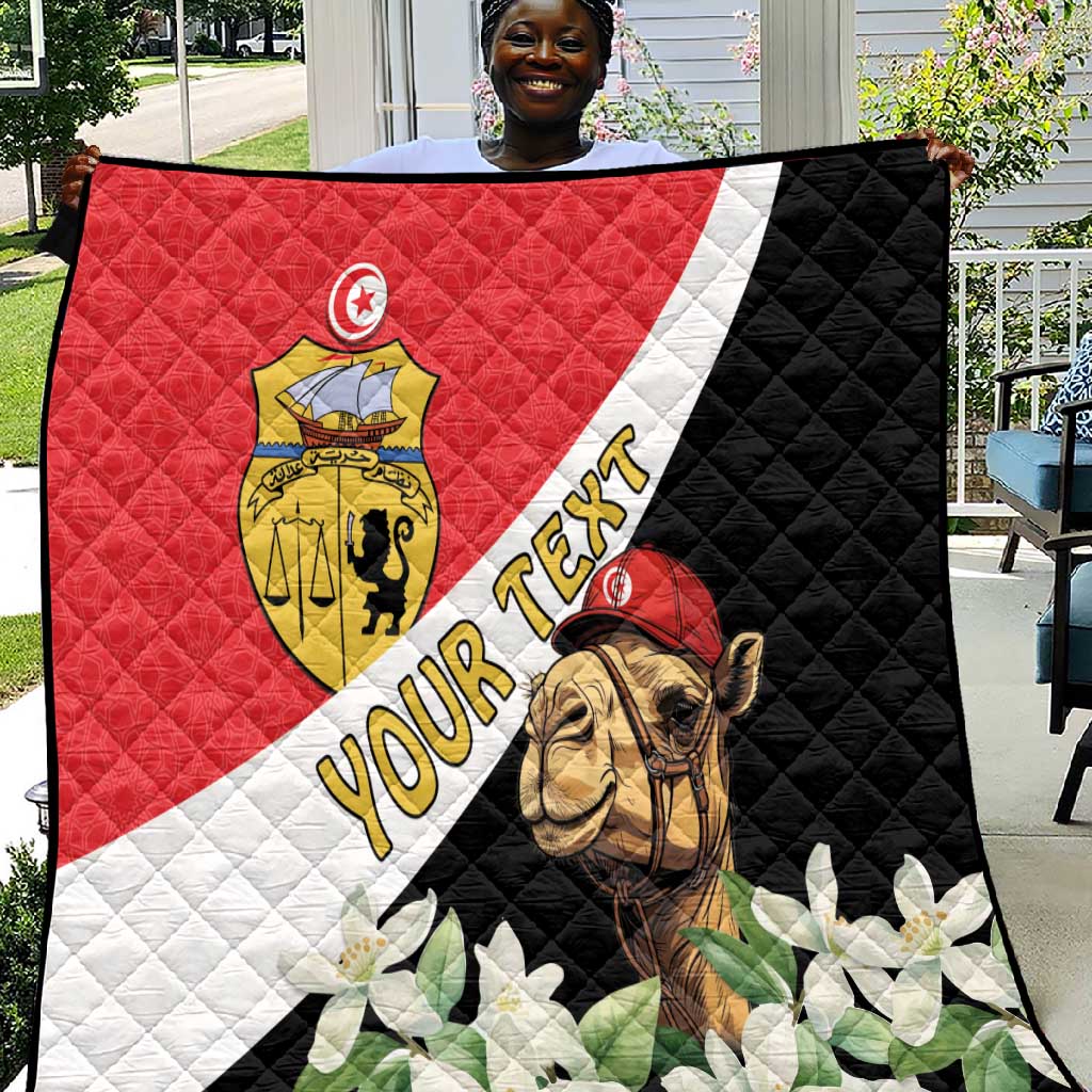 Personalized Afro Tunisia Quilt Camelus Dromedarius With Jasmine LT15