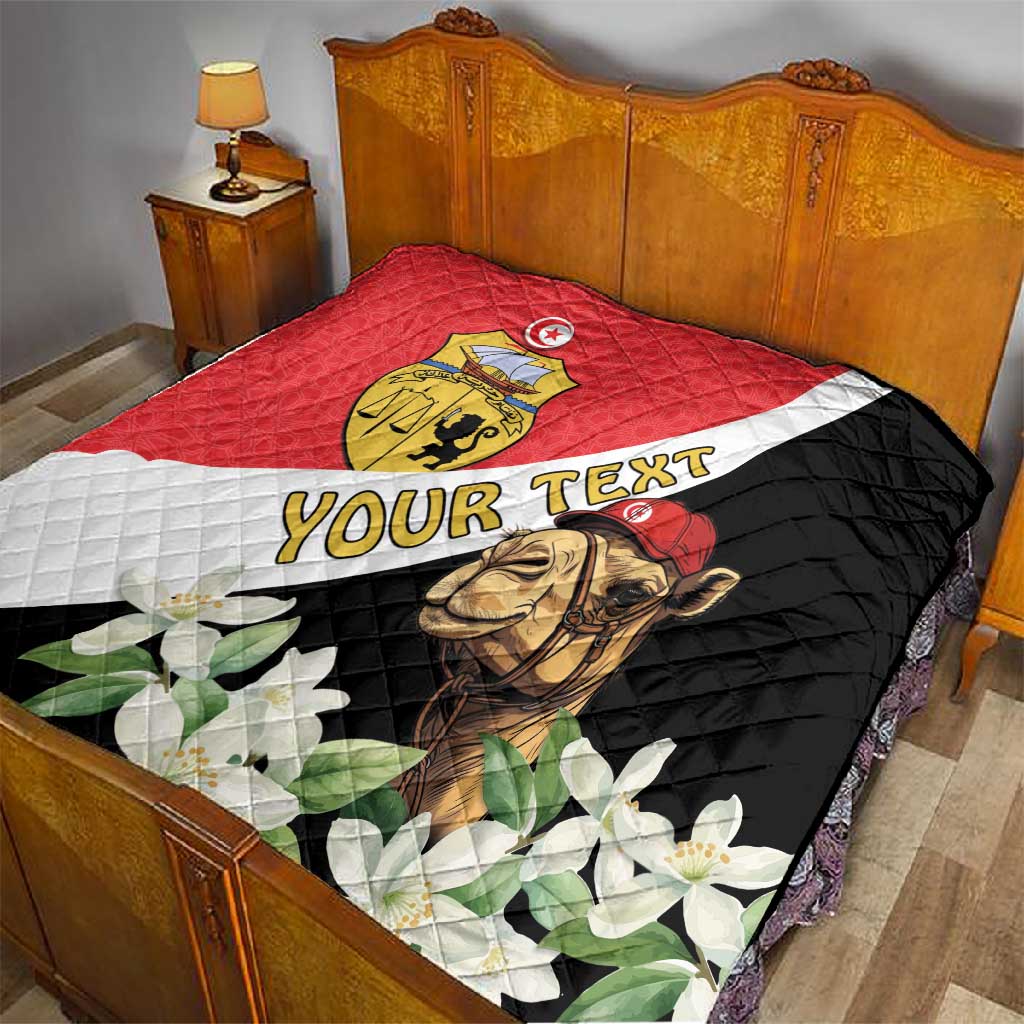 Personalized Afro Tunisia Quilt Camelus Dromedarius With Jasmine LT15