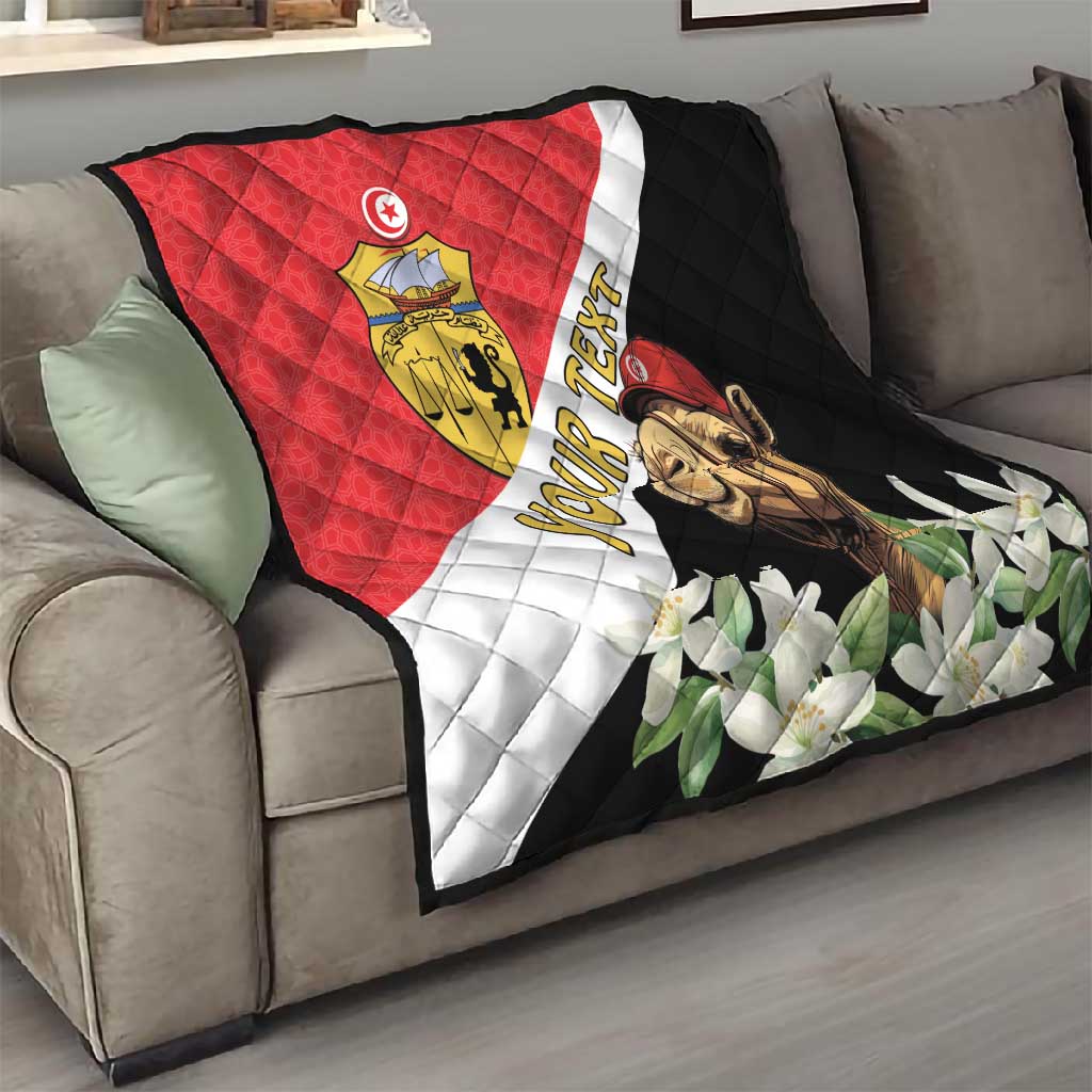Personalized Afro Tunisia Quilt Camelus Dromedarius With Jasmine LT15