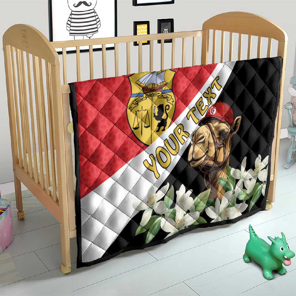 Personalized Afro Tunisia Quilt Camelus Dromedarius With Jasmine LT15