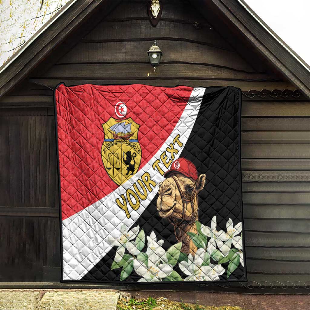 Personalized Afro Tunisia Quilt Camelus Dromedarius With Jasmine LT15