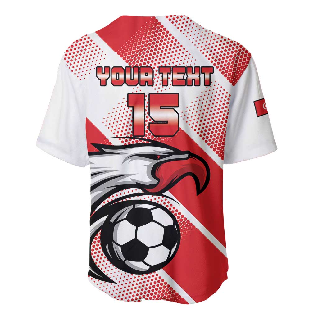 Custom Tunisia Football Baseball Jersey Go Eagles of Carthage LT15