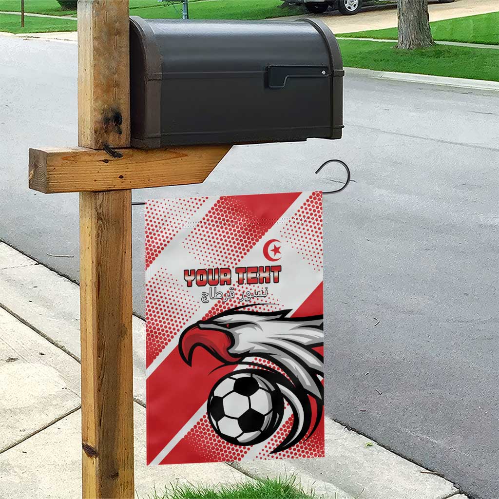 Custom Tunisia Football Garden Flag Go Eagles of Carthage LT15