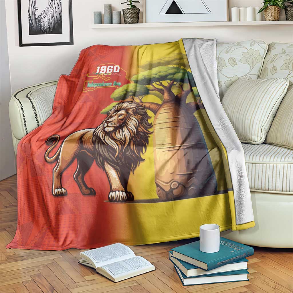 Afro Senegal Independence Day Blanket 65th Anniversary - Kente Pattern LT15