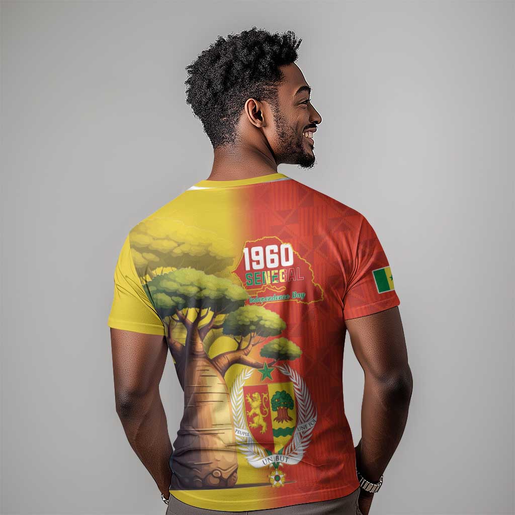Afro Senegal Independence Day T shirt 65th Anniversary - Kente Pattern LT15