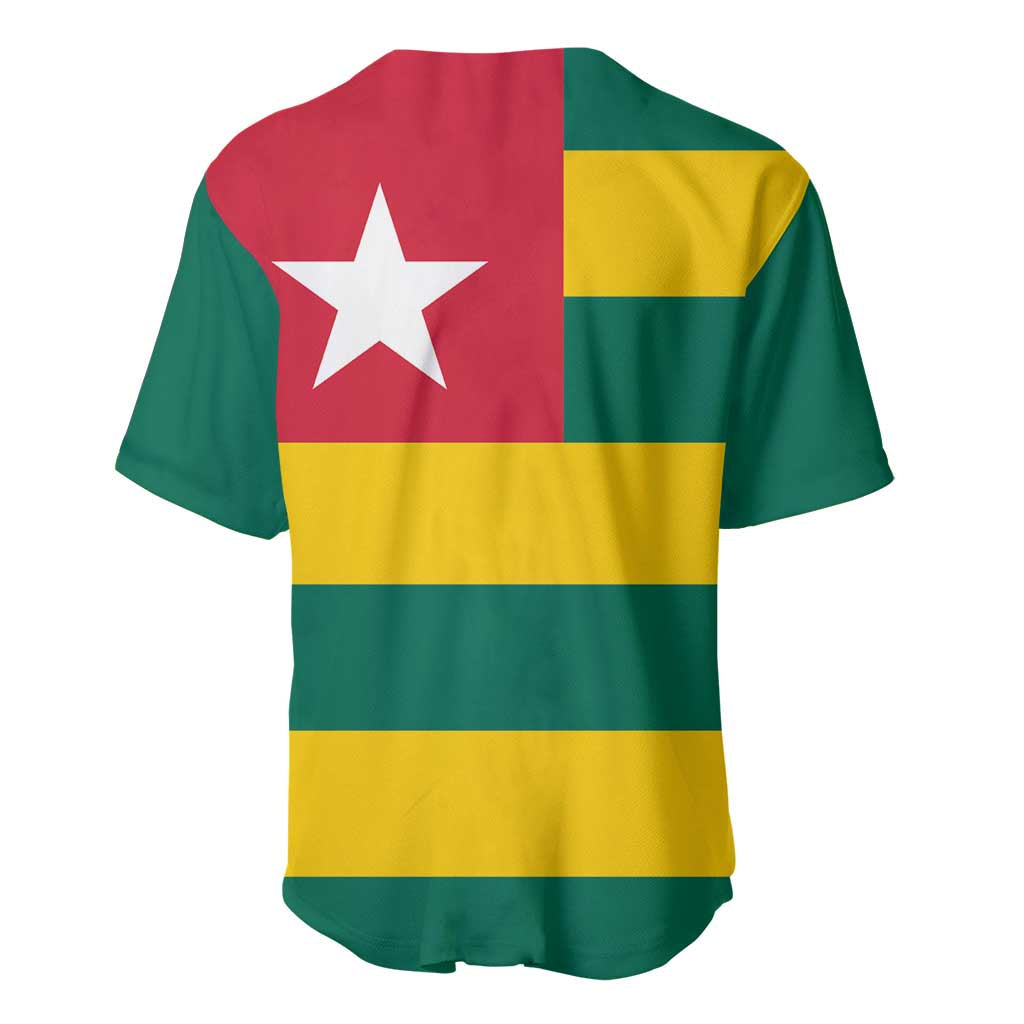Togolese Independence Day Baseball Jersey Flag Style LT15