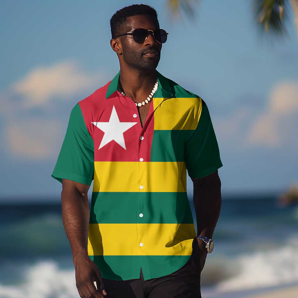 Togolese Independence Day Hawaiian Shirt Flag Style LT15