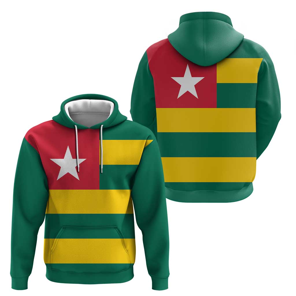Togo Country Flag Hoodie Togolese Independence LT15