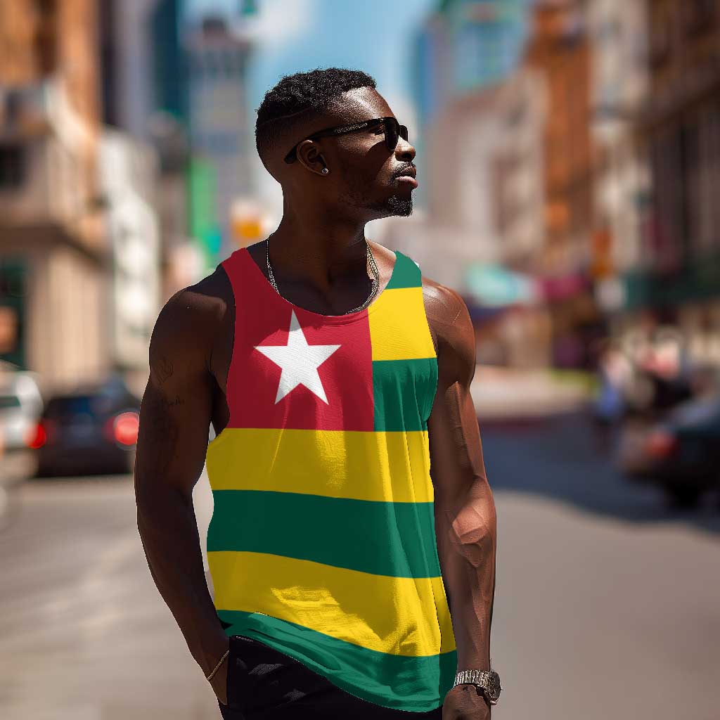 Togolese Independence Day Men Tank Top Flag Style LT15