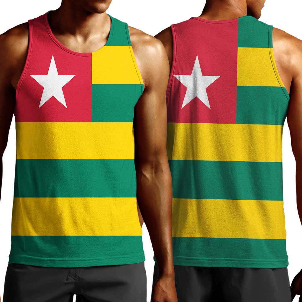 Togolese Independence Day Men Tank Top Flag Style LT15