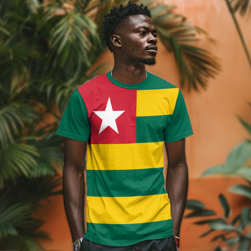 Togolese Independence Day T shirt Flag Style LT15