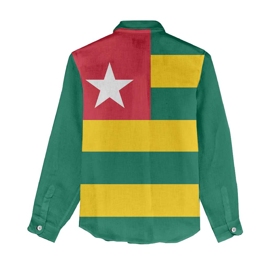 Togolese Independence Day Women Casual Shirt Flag Style LT15