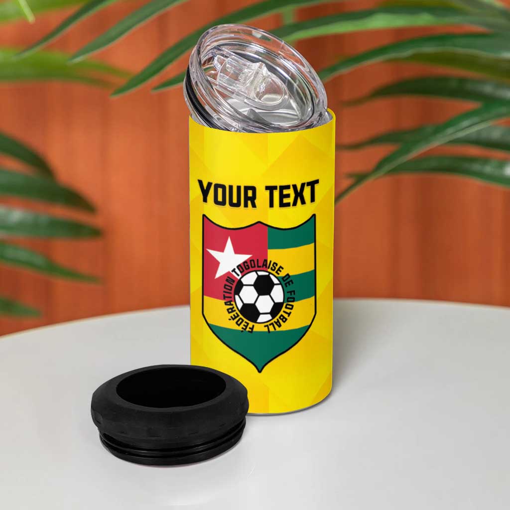 Custom Togo Football 4 in 1 Can Cooler Tumbler Go Champions LT15