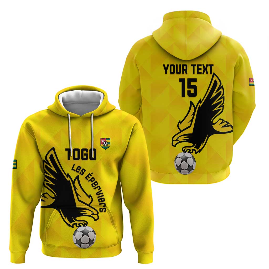 Custom Togo Football Hoodie Come On Les Eperviers LT15