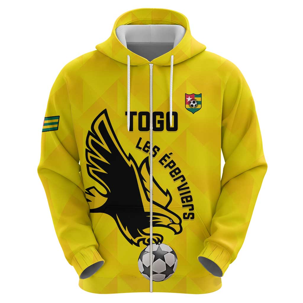 Custom Togo Football Hoodie Come On Les Eperviers LT15