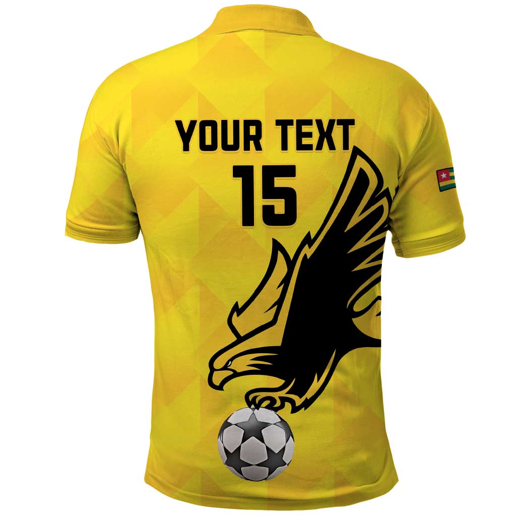 Custom Togo Football Polo Shirt Come On Les Eperviers LT15