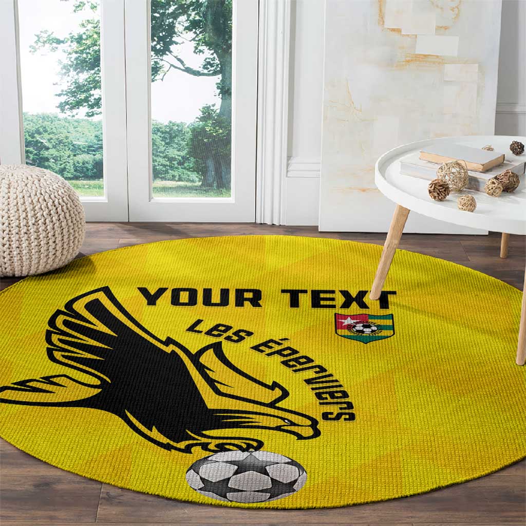 Custom Togo Football Round Carpet Go Champions LT15