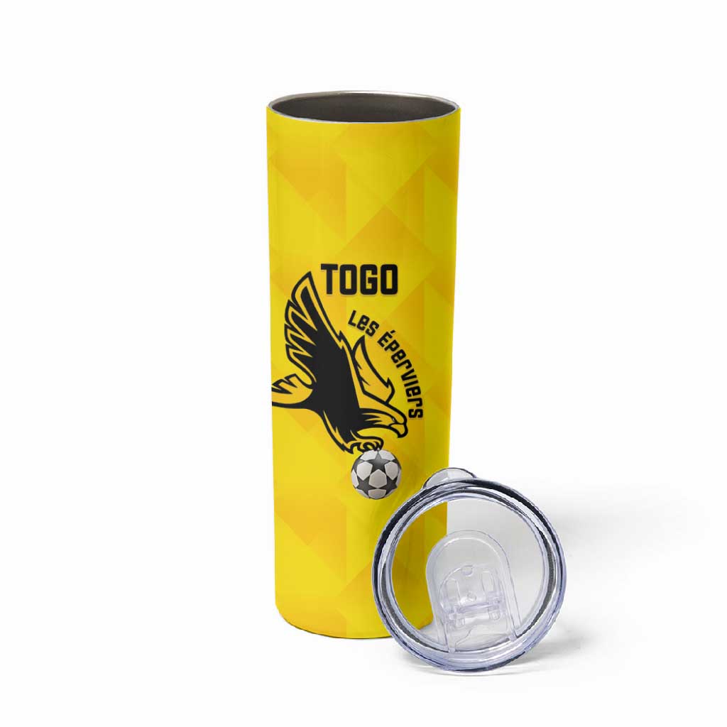 Custom Togo Football Skinny Tumbler Go Champions LT15