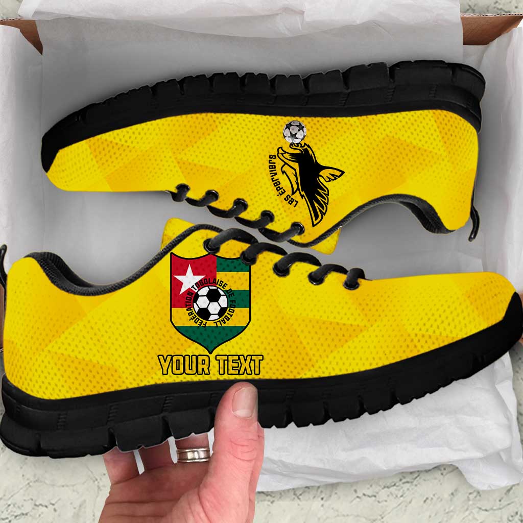 Personalised Togo Football Sneakers Come On Les Eperviers LT15