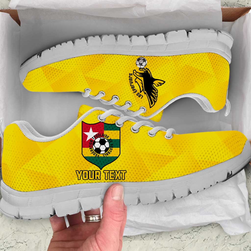 Personalised Togo Football Sneakers Come On Les Eperviers LT15